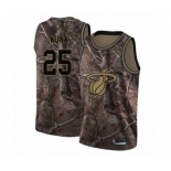 Men's Miami Heat #25 Kendrick Nunn Swingman Camo Realtree Collection Basketball Jersey