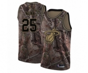 Men's Miami Heat #25 Kendrick Nunn Swingman Camo Realtree Collection Basketball Jersey