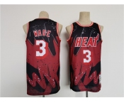 Men's Miami Heat #3 Dwyane Wade Throwback basketball Jersey