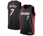 Men's Miami Heat #7 Goran Dragic Nike Black 2020-21 Swingman Jersey