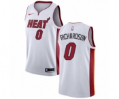 Men's Nike Miami Heat #0 Josh Richardson Swingman NBA Jersey - Association Edition