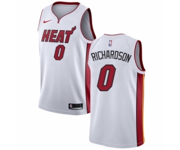 Men's Nike Miami Heat #0 Josh Richardson Swingman NBA Jersey - Association Edition