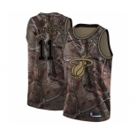 Men's Nike Miami Heat #11 Dion Waiters Swingman Camo Realtree Collection NBA Jersey