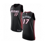 Men's Nike Miami Heat #17 Rodney McGruder Authentic Black NBA Jersey - Icon Edition