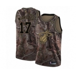 Men's Nike Miami Heat #17 Rodney McGruder Swingman Camo Realtree Collection NBA Jersey