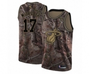 Men's Nike Miami Heat #17 Rodney McGruder Swingman Camo Realtree Collection NBA Jersey