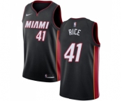 Men's Nike Miami Heat #41 Glen Rice Swingman Black Road NBA Jersey - Icon Edition