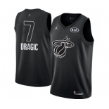 Men's Nike Miami Heat #7 Goran Dragic Swingman Black 2018 All-Star Game NBA Jersey