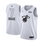 Men's Nike Miami Heat #7 Goran Dragic Swingman White 2018 All-Star Game NBA Jersey