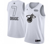 Men's Nike Miami Heat #7 Goran Dragic Swingman White 2018 All-Star Game NBA Jersey