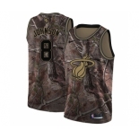 Men's Nike Miami Heat #8 Tyler Johnson Swingman Camo Realtree Collection NBA Jersey