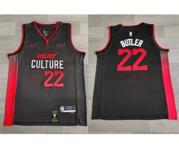 Miami #22 Jimmy Butler Black Nike 2023-24 City Edition Swingman Jersey