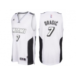 adidas Miami Heat #7 Goran Dragic White Tie Swingman Climacool Jersey