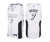 adidas Miami Heat #7 Goran Dragic White Tie Swingman Climacool Jersey