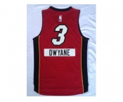 nba jerseys miami heat #3 dwyane red [2014 christmas edition]