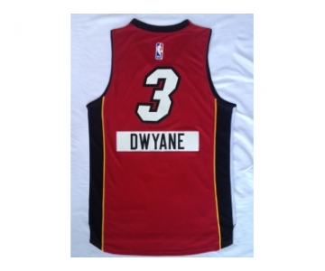 nba jerseys miami heat #3 dwyane red [2014 christmas edition]