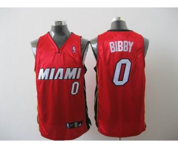 nba miami heat #0 bibby red