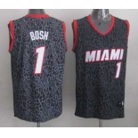 nba miami heat #1 bosh black leopard print[2014 new]