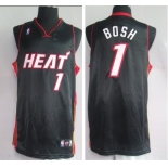 nba miami heat 1# bosh black