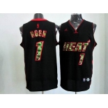 nba miami heat #1 bosh black[camo fashion swingman]