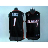 nba miami heat #1 bosh black[latin nights swingman]