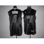 nba miami heat 1# bosh black(new)