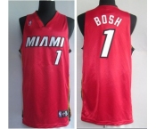 nba miami heat 1# bosh red