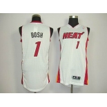 nba miami heat #1 chris bosh white[revolution 30]