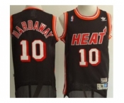 nba miami heat #10 hardaway black[soul swingman throwback]