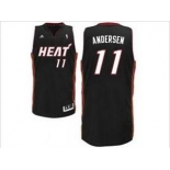 nba miami heat #11 andersen black[revolution 30 silver]