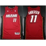 nba miami heat #11 andersen red[revolution 30 silver]