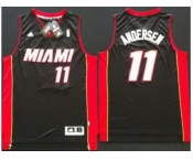 nba miami heat #11 chris andersen black