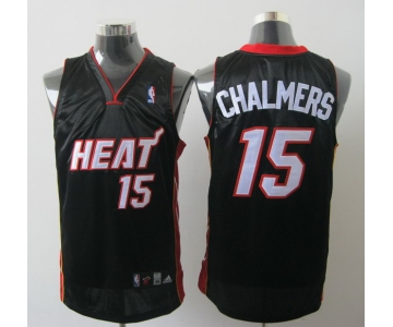 nba miami heat #15 chalmers black