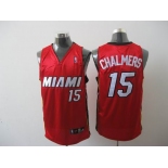 nba miami heat #15 chalmers red