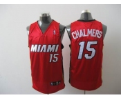 nba miami heat #15 chalmers red