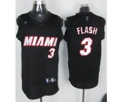 nba miami heat #3 flash  black