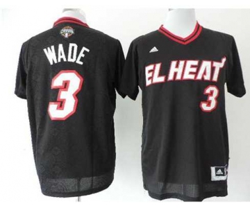 nba miami heat #3 wade black[2014 new]