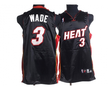 nba miami heat #3 wade black