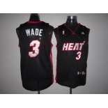 nba miami heat #3 wade black(fans edition)