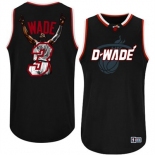 nba miami heat #3 wade black[limited edition]