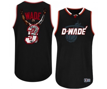 nba miami heat #3 wade black[limited edition]