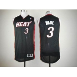 nba miami heat #3 wade black[revolution 30]