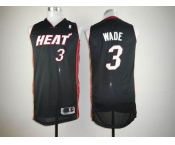 nba miami heat #3 wade black[revolution 30]