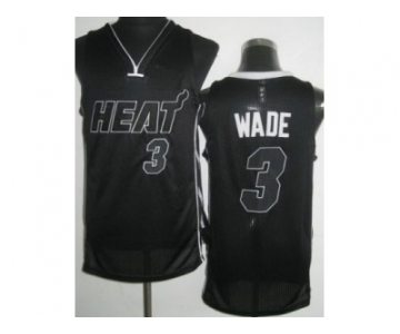 nba miami heat #3 wade black[revolution 30]