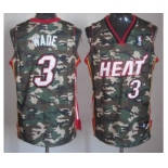 nba miami heat #3 wade camo