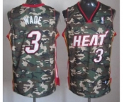 nba miami heat #3 wade camo