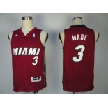 nba miami heat #3 wade red [swingman]