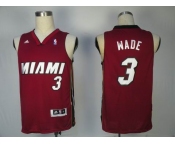 nba miami heat #3 wade red [swingman]