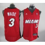 nba miami heat #3 wade red[2011 swingman revolution 30]