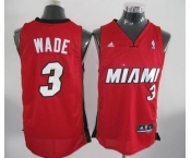 nba miami heat #3 wade red[2011 swingman revolution 30]